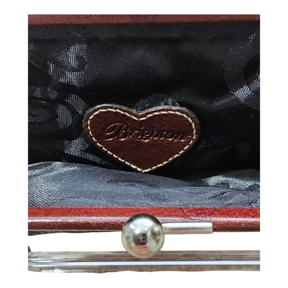 BRIGHTON Vintage Adorable Crossbody Wallet with Detachable and Adjustable Strap - Picture 6 of 7